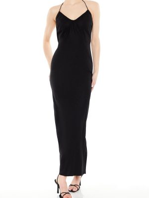 Halter Maxi Column Dress