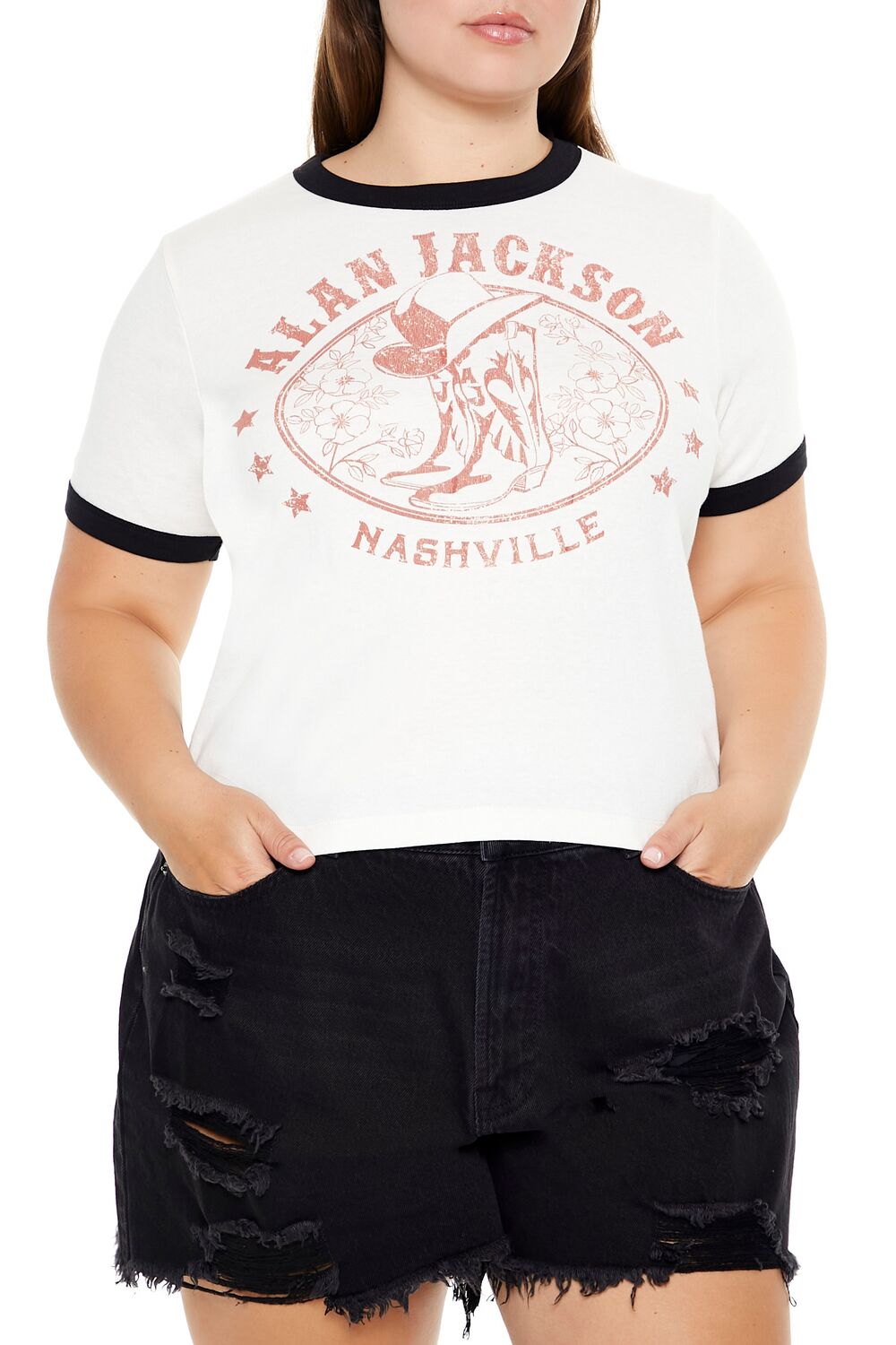 Plus Size Alan Jackson Baby Tee