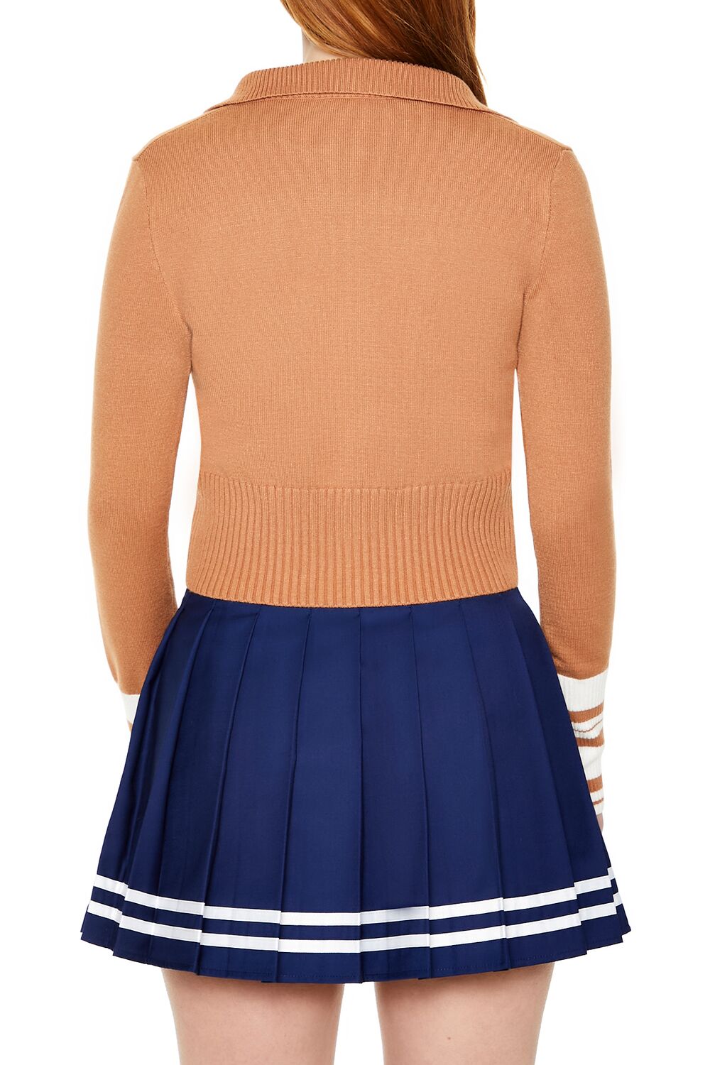 Striped Zip-Up Sweater - Image 6