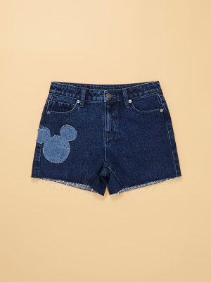 Girls Disney Mickey Mouse Denim Shorts (Kids)
