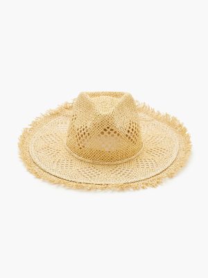 Frayed Straw Fedora