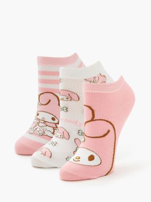 My Melody Ankle Socks Set - 3 pack