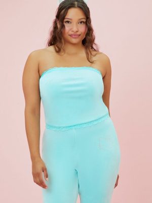 Plus Size Hello Kitty Velour Tube Top