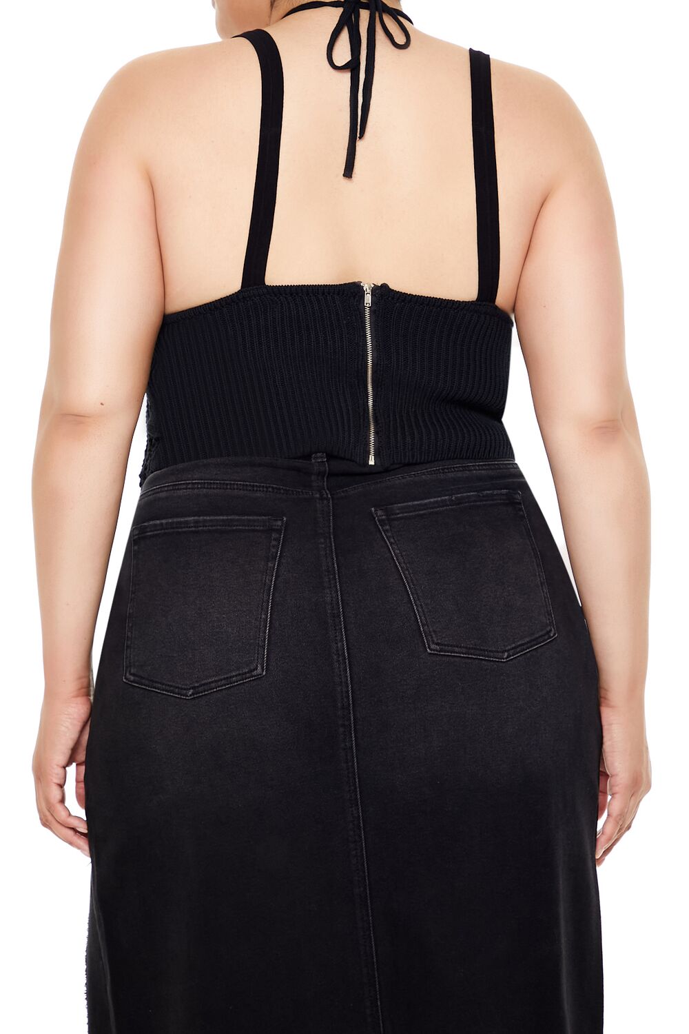 Plus Size Sweater-Knit Strappy Cami - Image 5