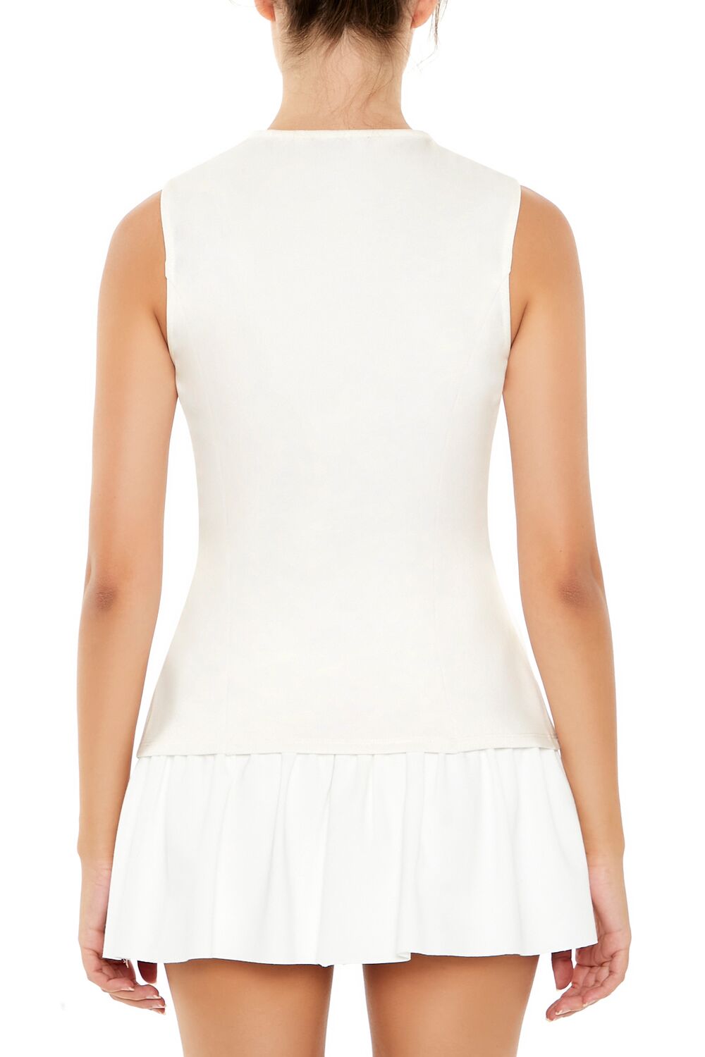 Sleeveless Button-Up Top - Image 12