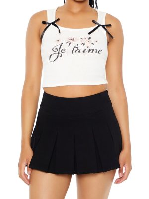 Je Taime Cropped Tank Top