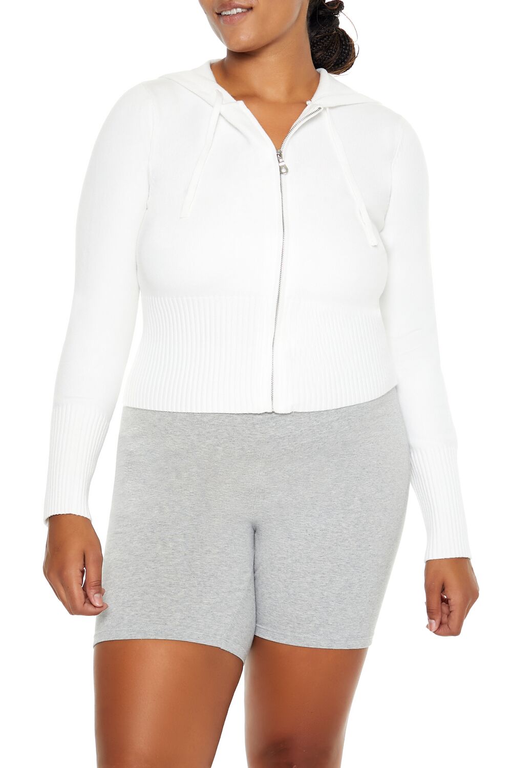 Plus Size California Zip-Up Sweater