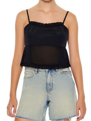Tie-Back Ruffle Cami