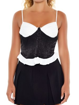 Colorblock Bustier Cami