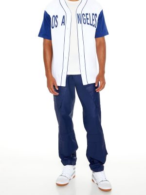 Mid-Rise Wallet Chain Pants