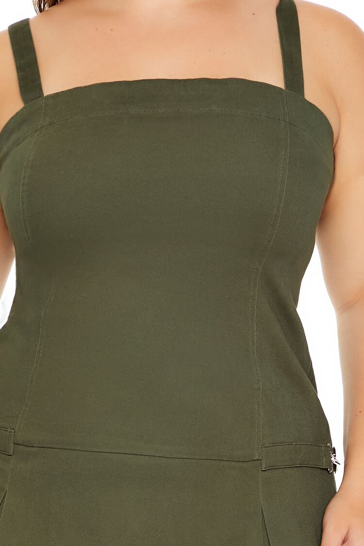 Plus Size Pleated Mini Dress - Image 10