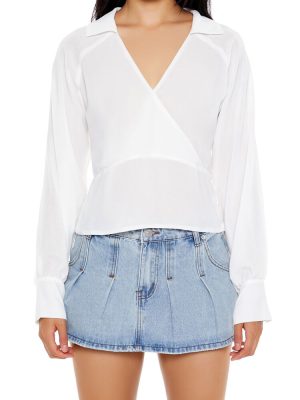 Cutout Surplice Top