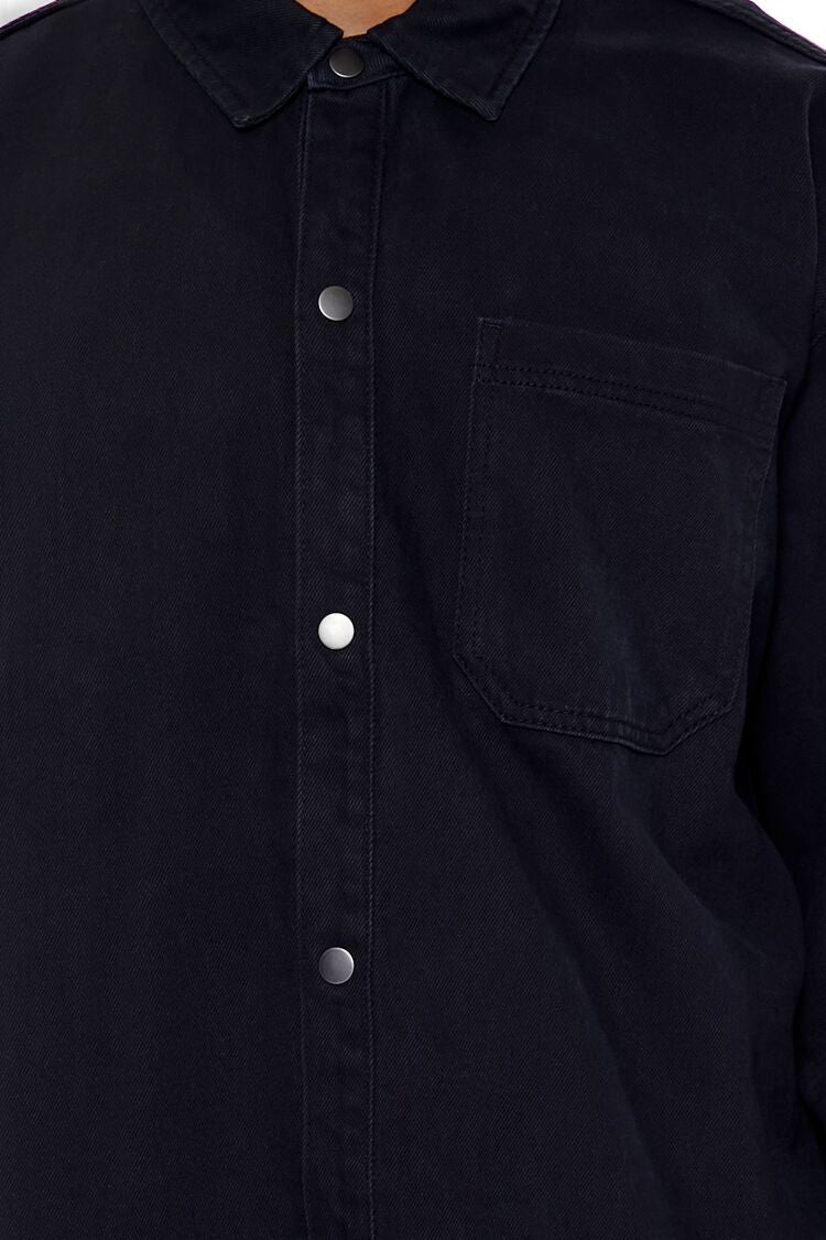 Cotton Curved-Hem Shirt - Image 5