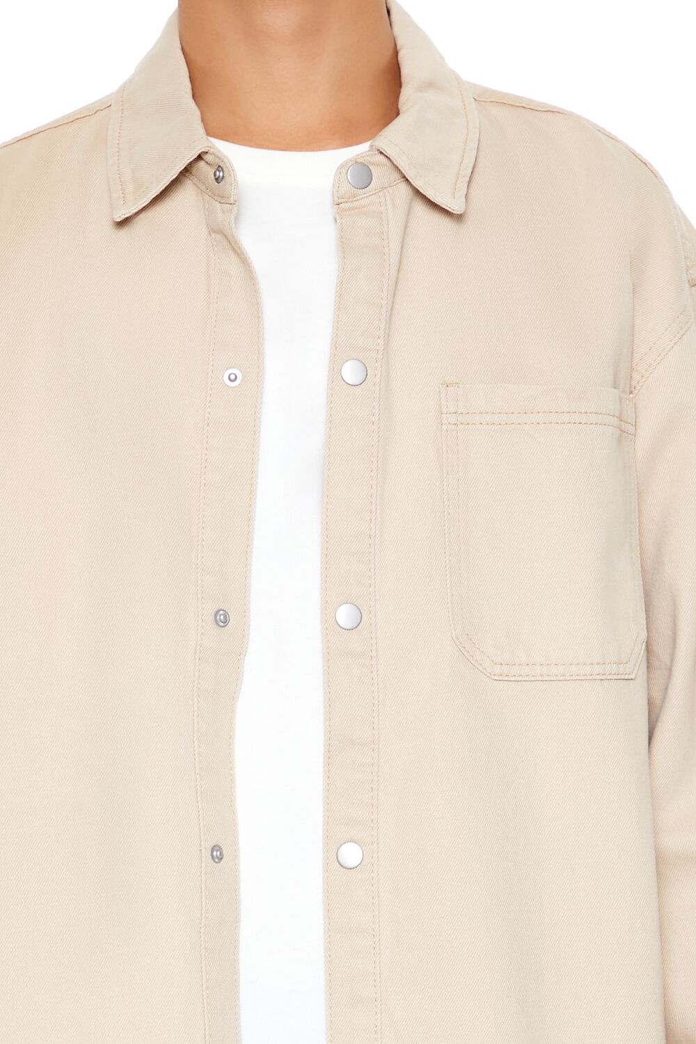 Cotton Curved-Hem Shirt - Image 10