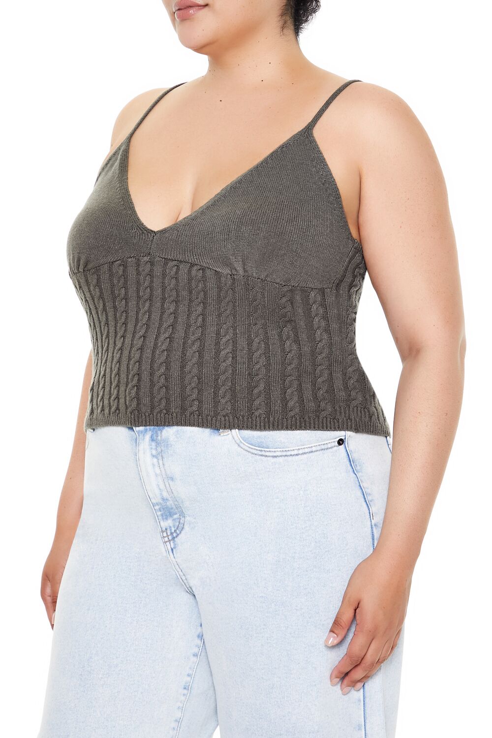 Plus Size Sweater-Knit Cami - Image 9