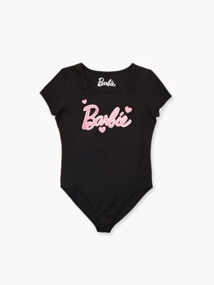 Girls Glitter Barbie Bodysuit (Kids)