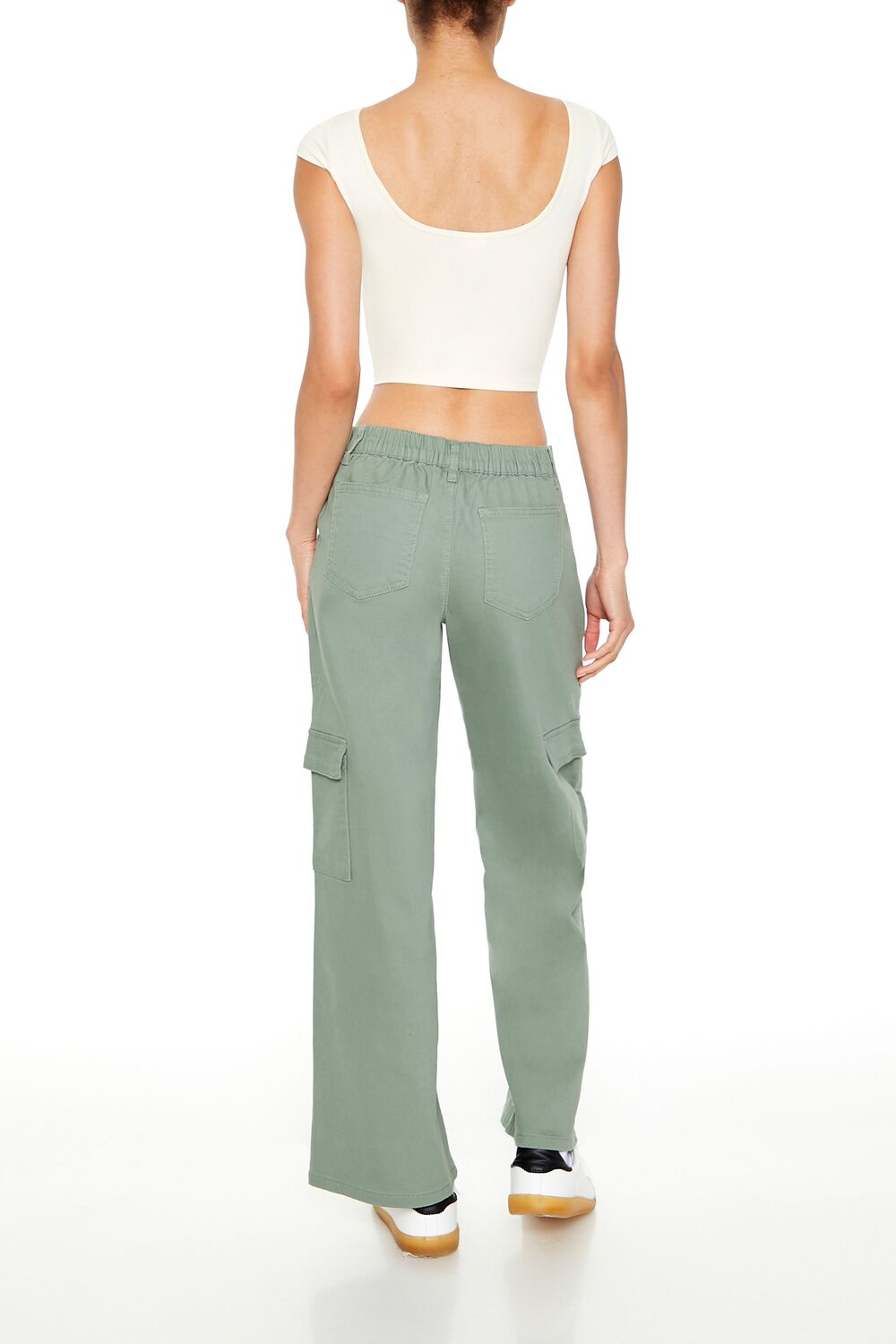 Twill Low-Rise Cargo Pants - Image 14