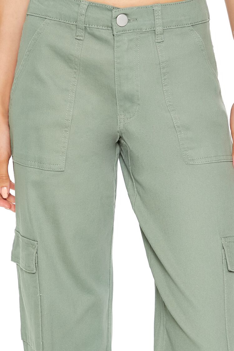 Twill Low-Rise Cargo Pants - Image 15