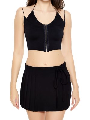 Seamless Halter Cropped Cami