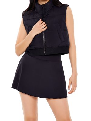 Quilted Cropped Vest