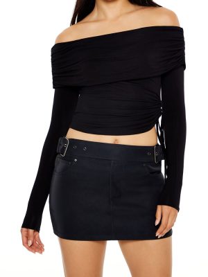 Off-the-Shoulder Crop Top