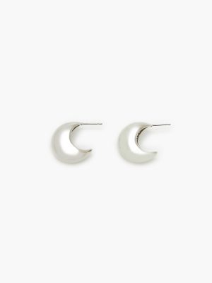 Smooth Geo Hoop Earrings