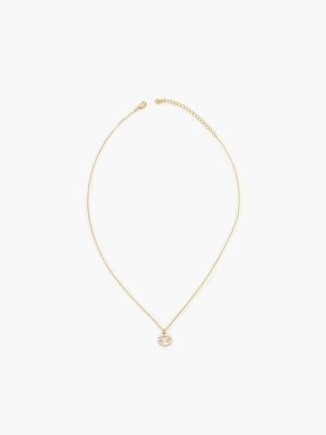 Rhinestone Zodiac Charm Necklace