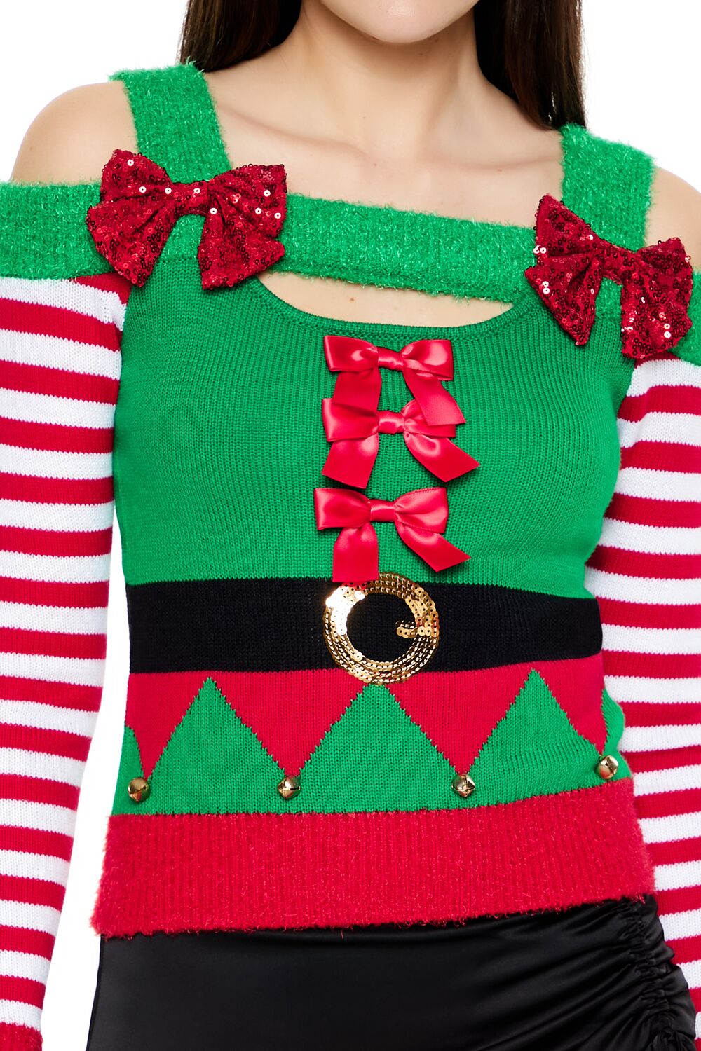 Elf Open-Shoulder Sweater - Image 3