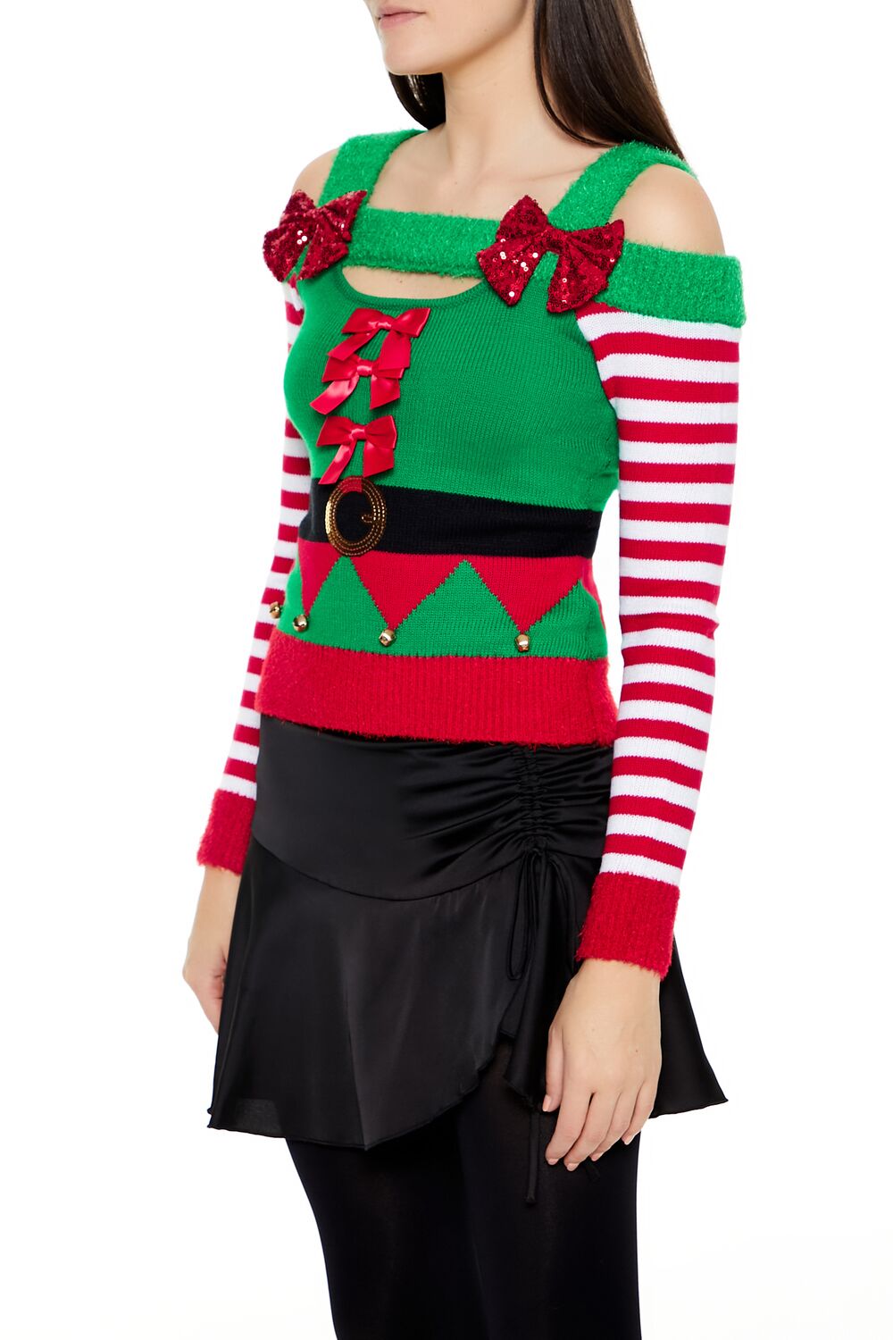 Elf Open-Shoulder Sweater - Image 4