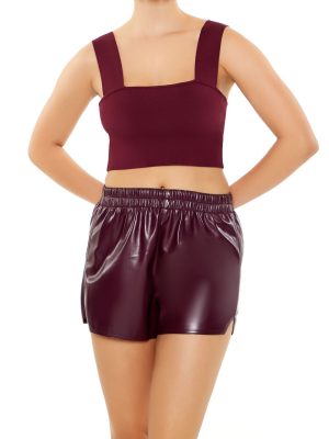 Sweater-Knit Crop Top