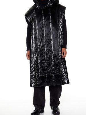 Hooded Longline Puffer Vest