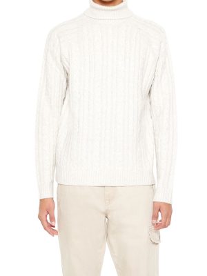 Cable Knit Turtleneck Sweater