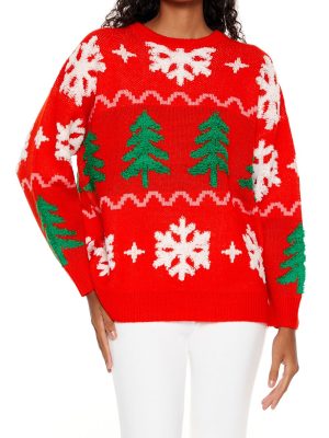 Christmas Tree Fair Isle Sweater