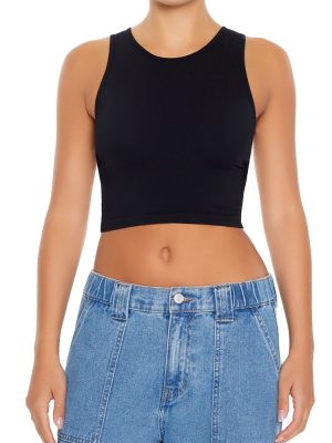 Cropped Cutout Tank Top