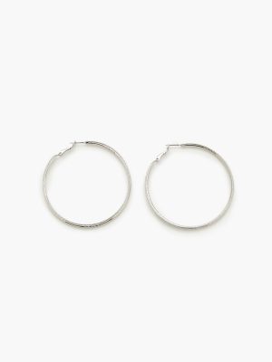 Etched Hoop Earrings
