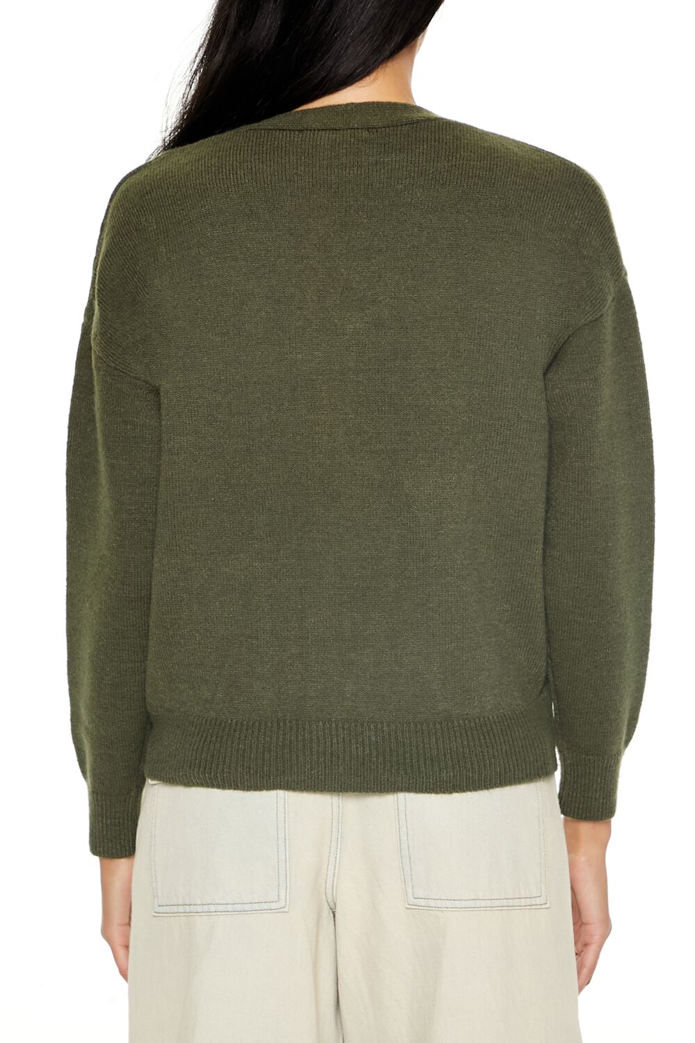 Drop-Sleeve Zip-Up Sweater - Image 10