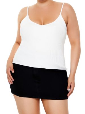 Plus Size Sweater-Knit Cami
