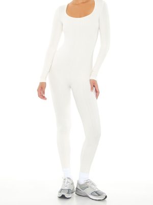 Scoop Ribbed Knit Jumpsuit