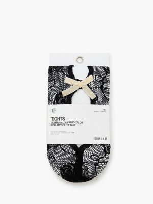 Bow Cutout Fishnet Tights