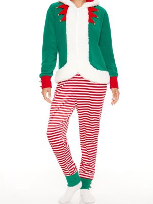Hooded Elf Pajama Jumpsuit