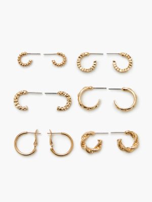 Assorted Hoop Earring Set