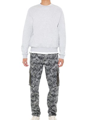 Camo Drawstring Cargo Pants