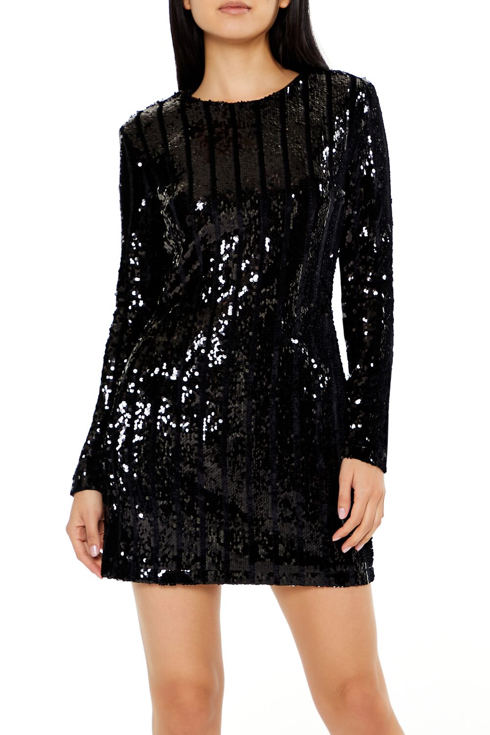 Sequin Bodycon Mini Dress - Image 2