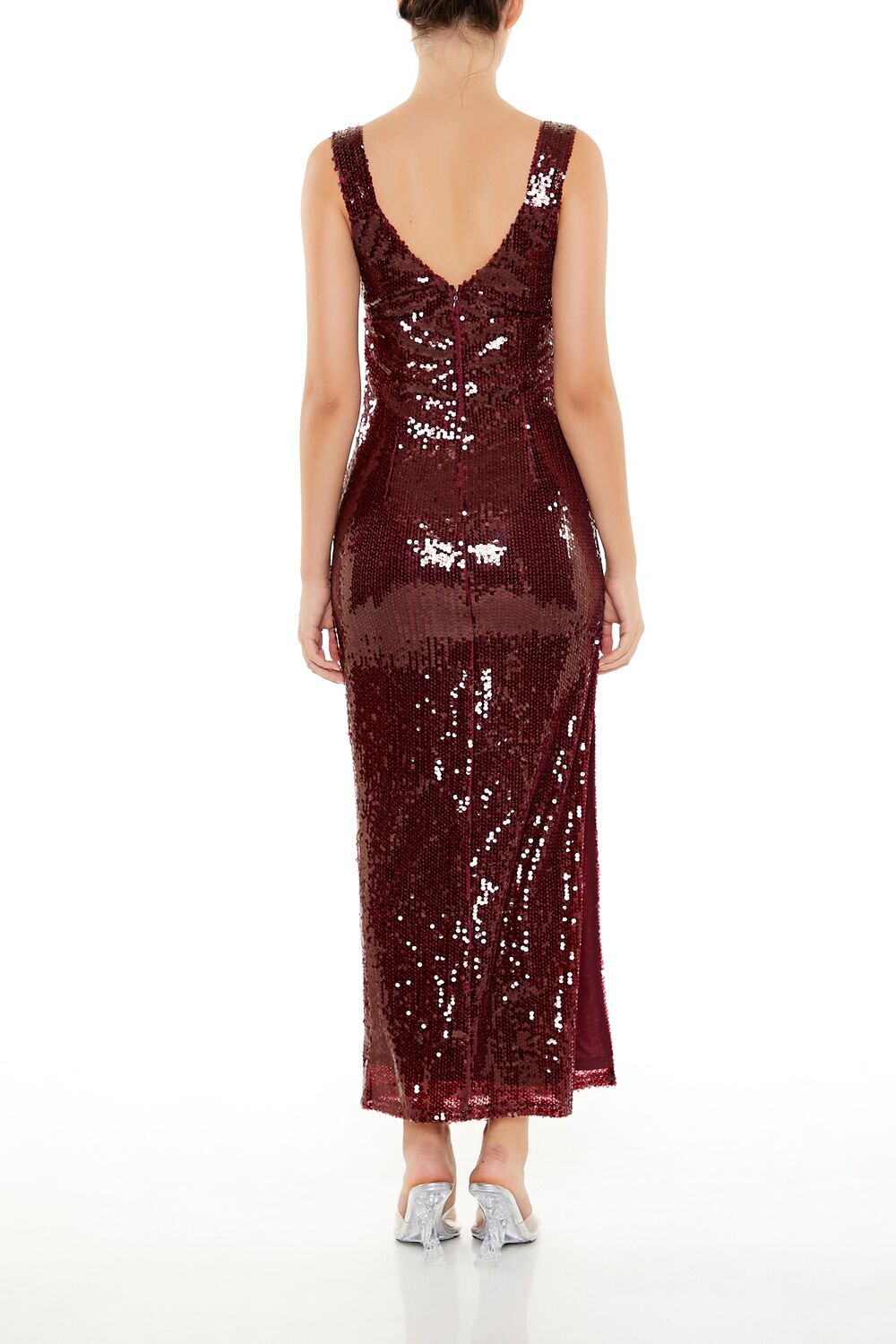 Sequin Cutout Maxi Dress - Image 10