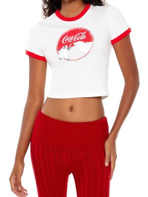 Coca-Cola Snow Ringer Baby Tee