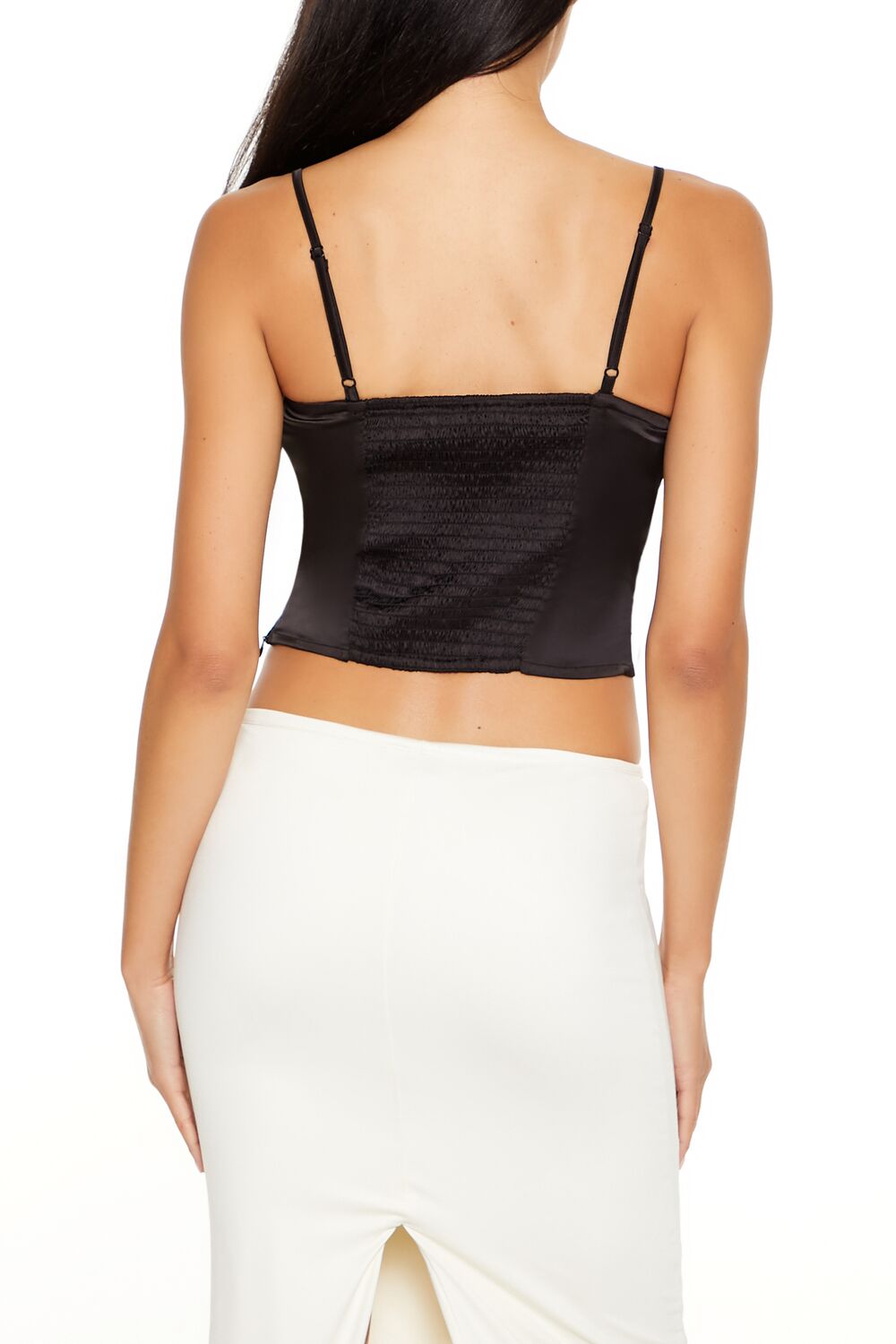 Contrast Bow Cropped Cami - Image 5