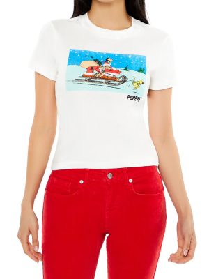 Popeye Christmas Graphic Baby Tee