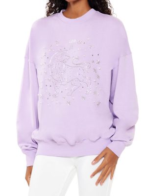 Beaded Leo Pullover