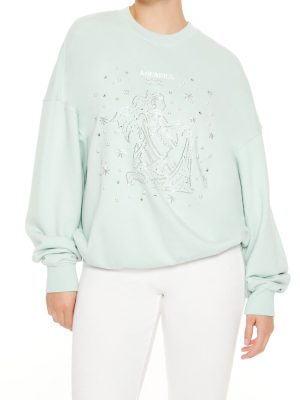 Beaded Aquarius Pullover