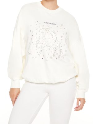 Beaded Capricorn Pullover